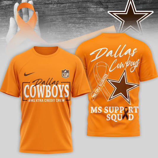 Dallas Cowboys | Premium NFL MS Support 3D T-Shirt | XQ99