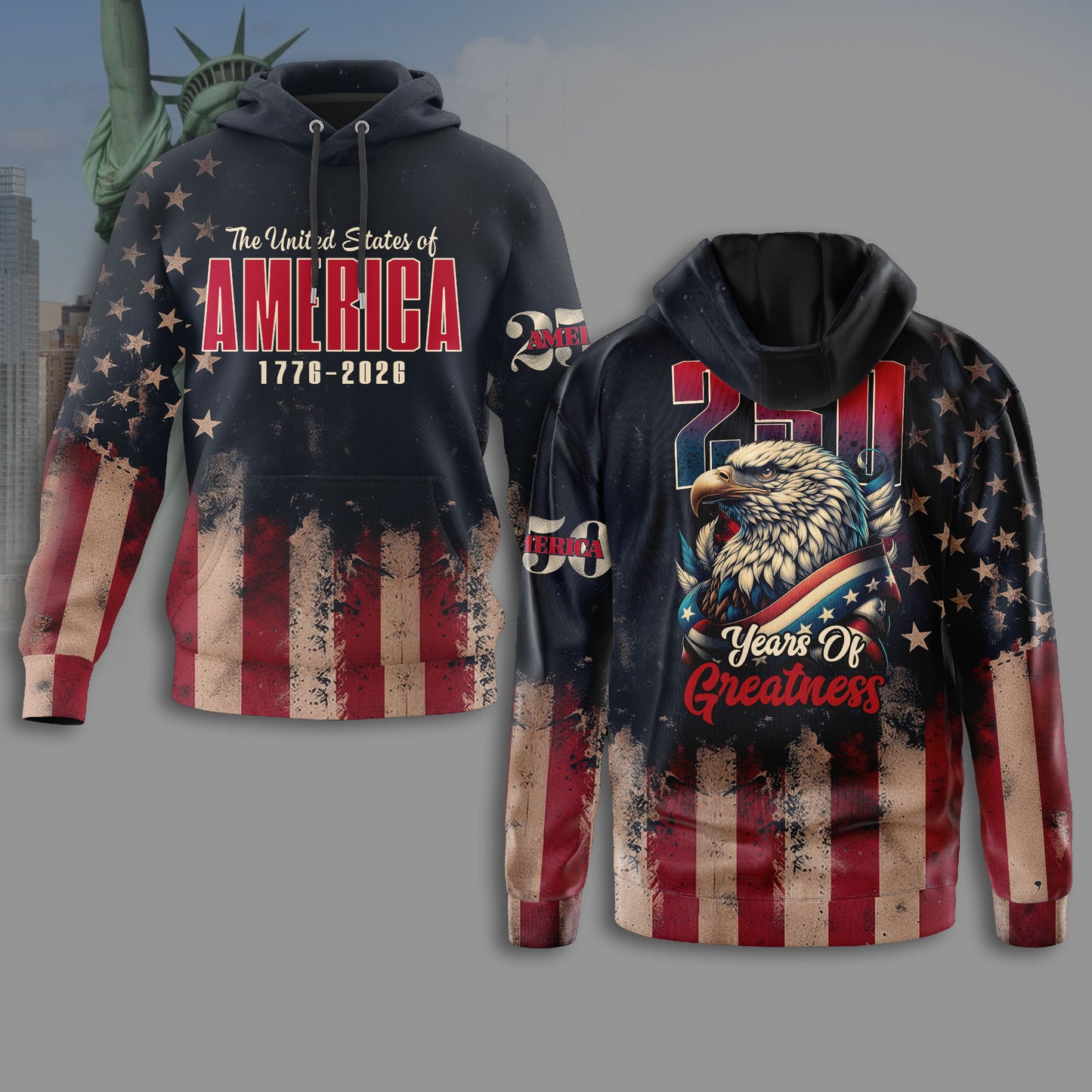 Premium AMC 250th Anniversary 3D Shirt HY | WY43