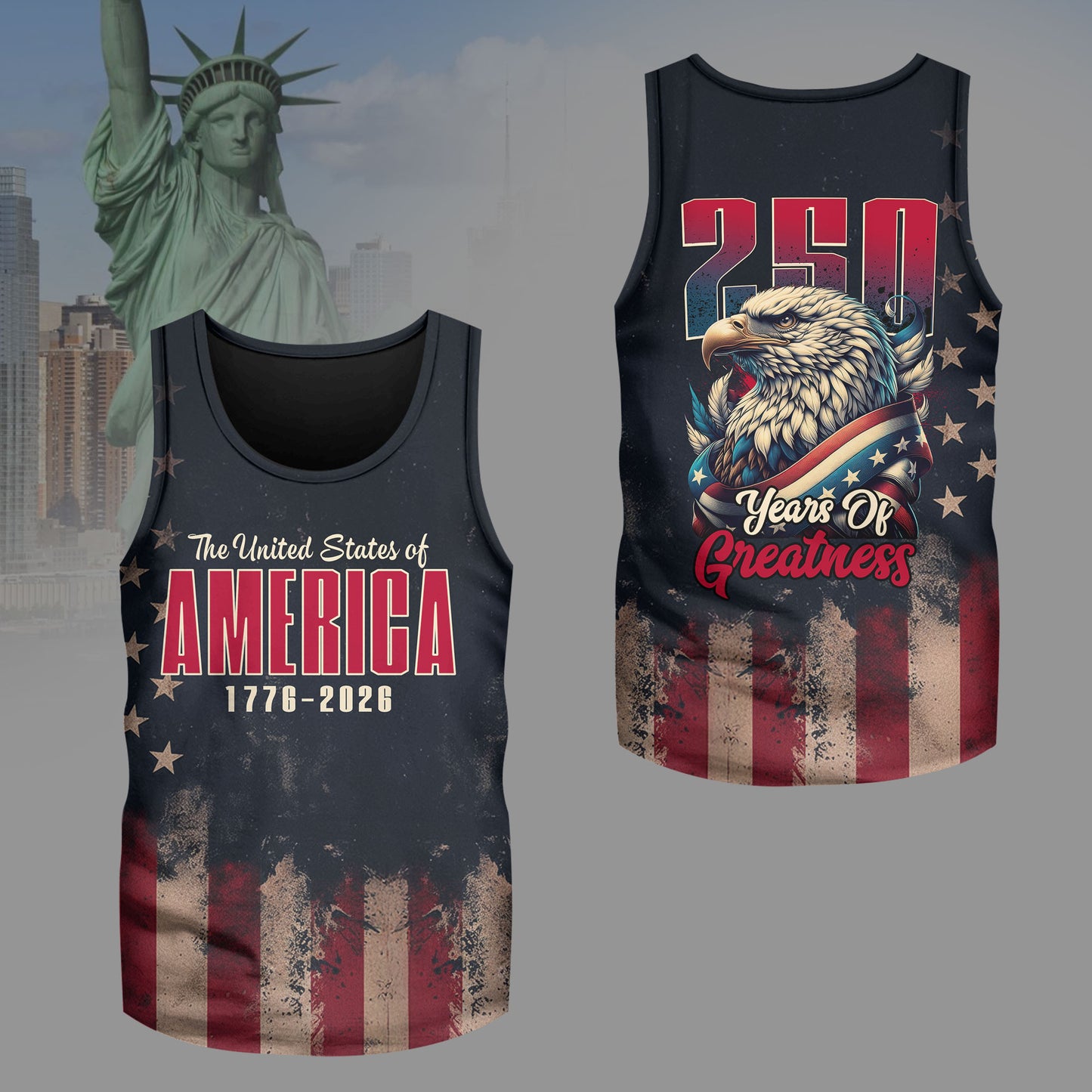 Premium AMC 250th Anniversary 3D Shirt HY | WY43