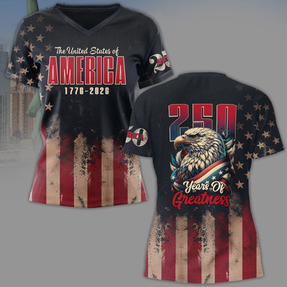 Premium AMC 250th Anniversary 3D Shirt HY | WY43