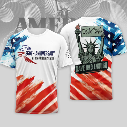 Premium AMC 250th Anniversary 3D Shirt HY | WJ45