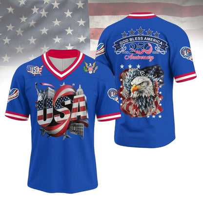 Premium AMC 250th Anniversary V-neck Baseball Jersey HY | EU90