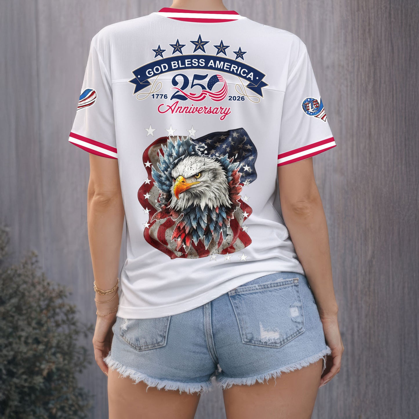 Premium AMC 250th Anniversary V-neck Baseball Jersey HY | EU90