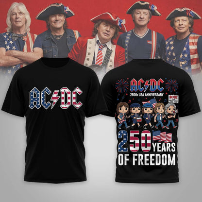 Premium ACDC 250th Anniversary 3D Shirt NP | ZL97
