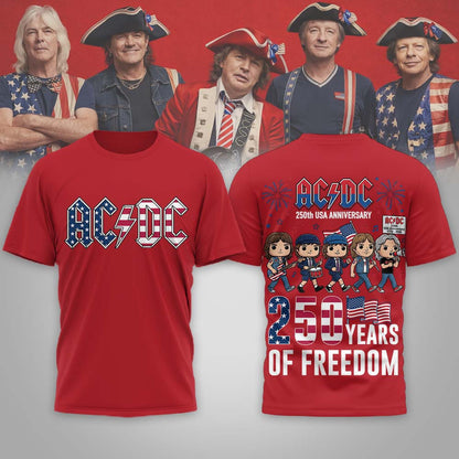 Premium ACDC 250th Anniversary 3D Shirt NP | ZL97