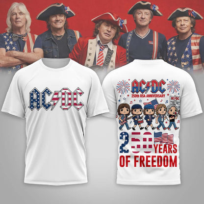 Premium ACDC 250th Anniversary 3D Shirt NP | ZL97