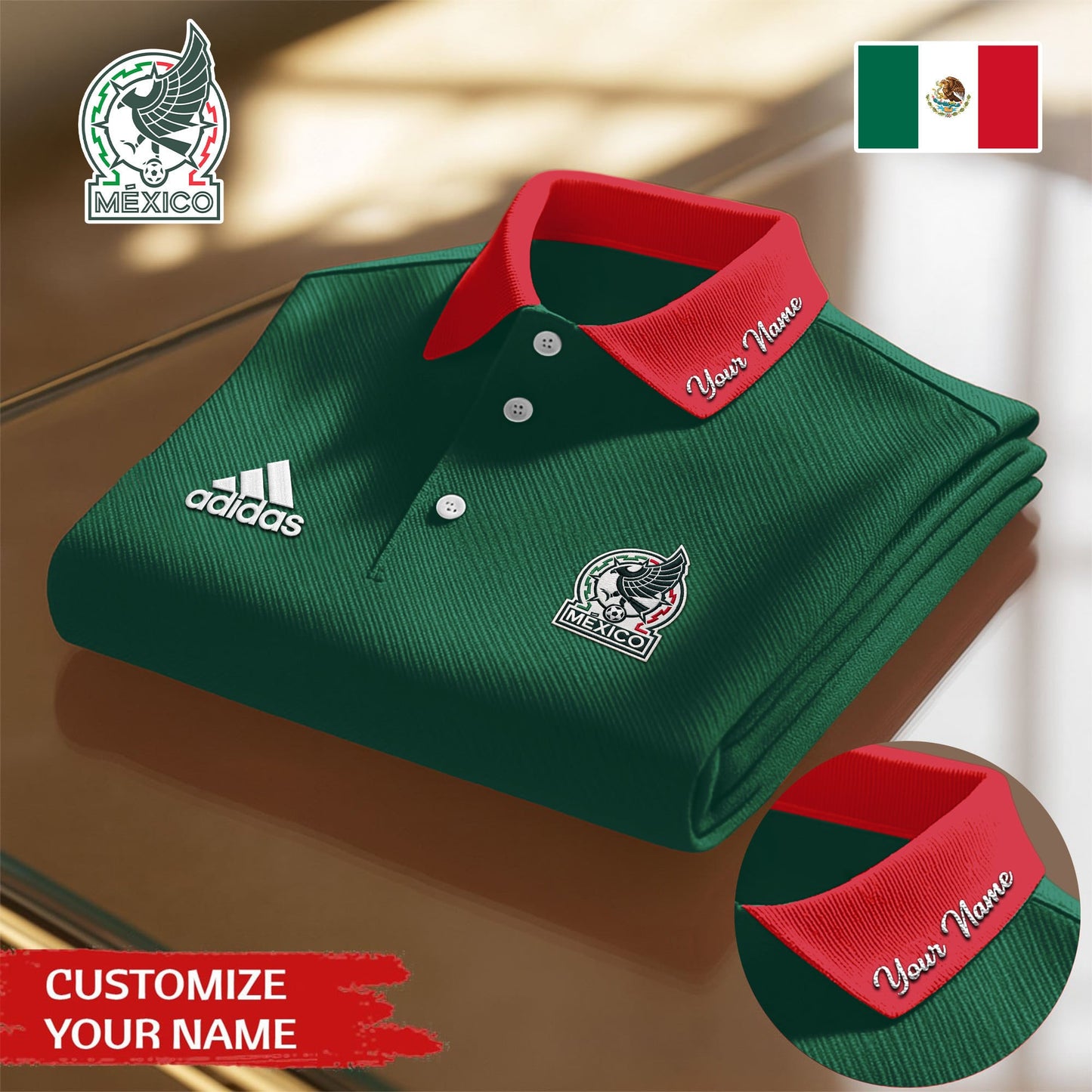 Mexico | Premium WC26 Polo Shirt TD | CK62