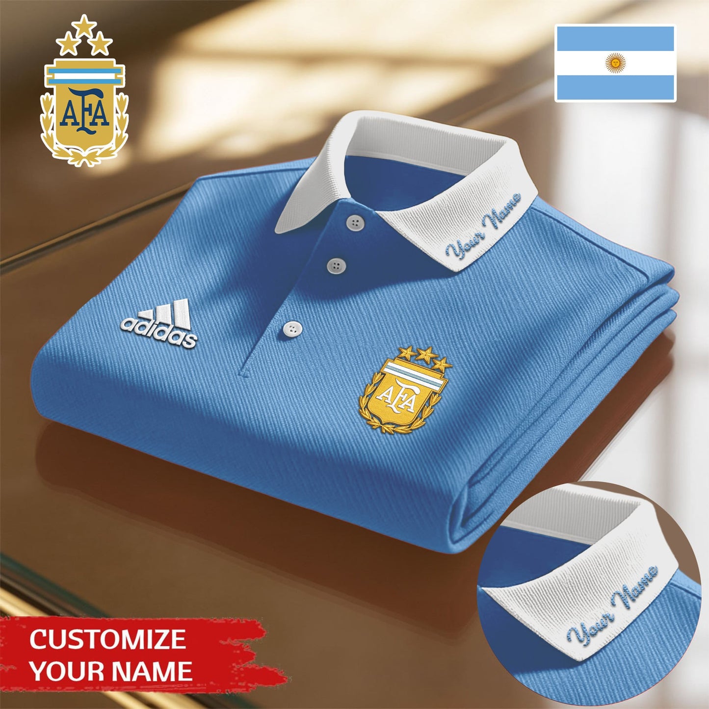 Argentina | Premium WC26 Polo Shirt TD | IC70
