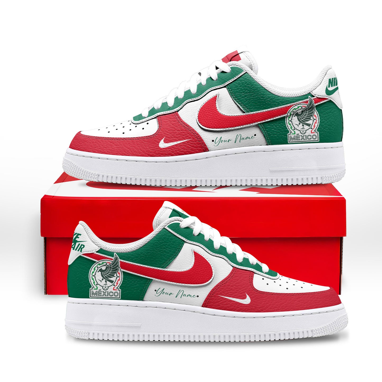 Mexico | Premium WC26 Custom AF1 Shoes TD | RH79