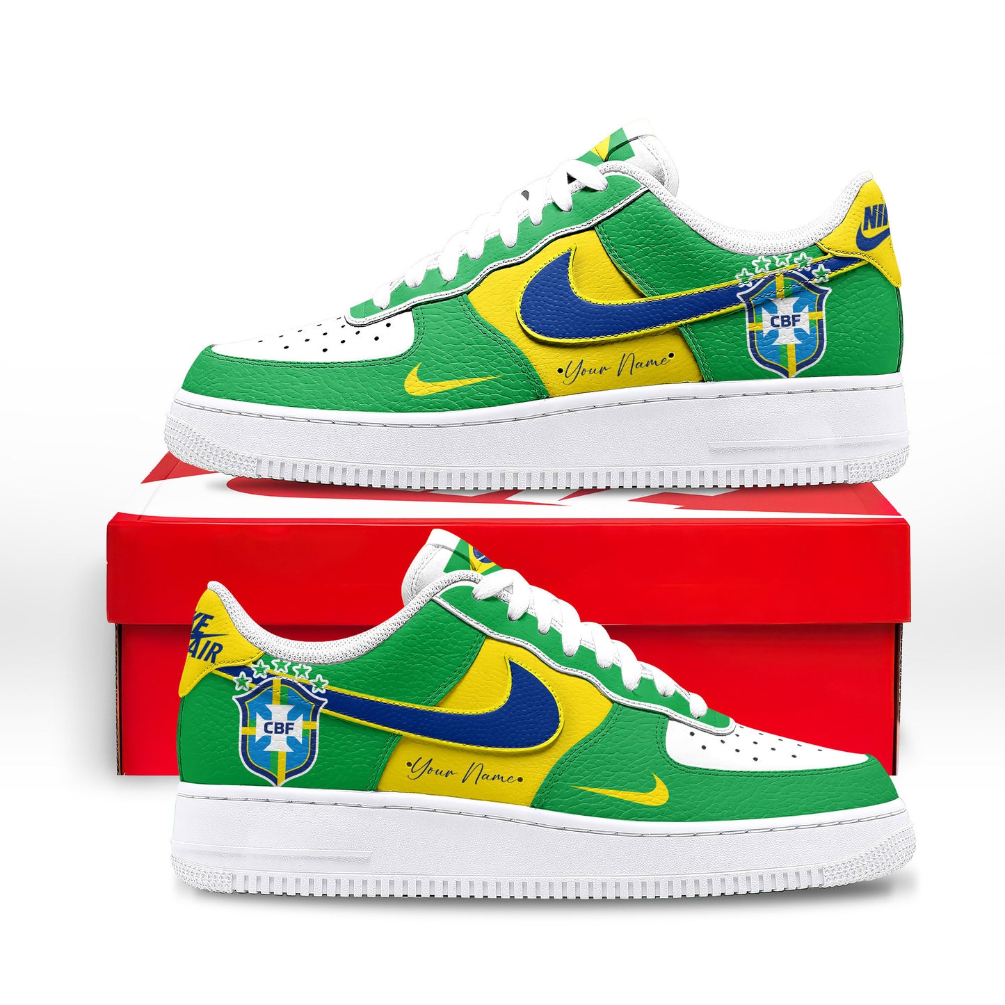 Brazil | Premium WC26 Custom AF1 Shoes TD | RV93
