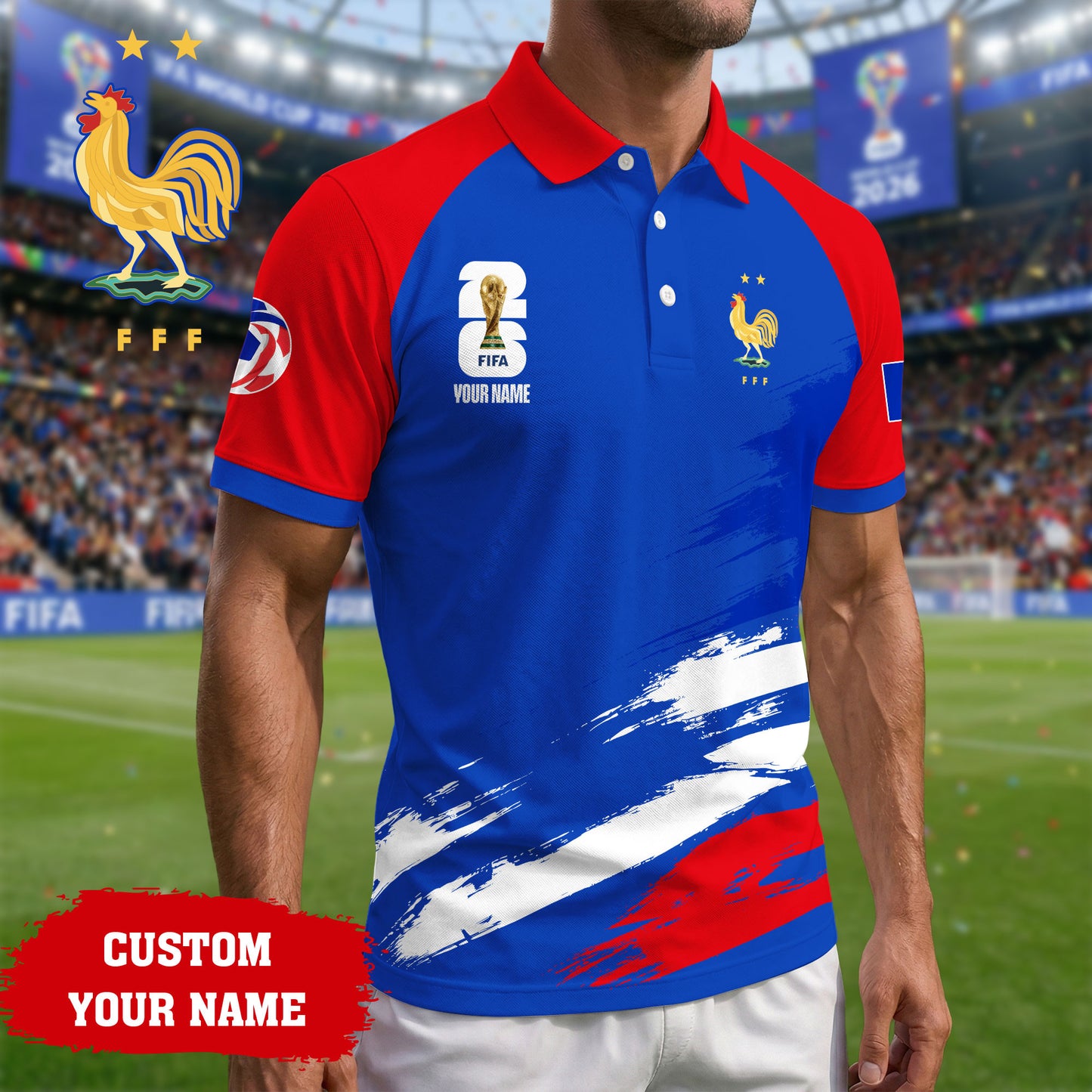 France - Premium Road to World Cup 2026 Polo Shirt TD | LT11