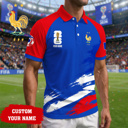 France - Premium Road to World Cup 2026 Polo Shirt TD | LT11