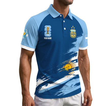 Argentina | Premium Road to World Cup 2026 Polo Shirt TD | AY85