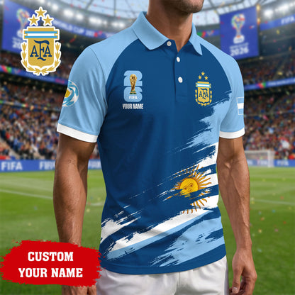 Argentina | Premium Road to World Cup 2026 Polo Shirt TD | AY85