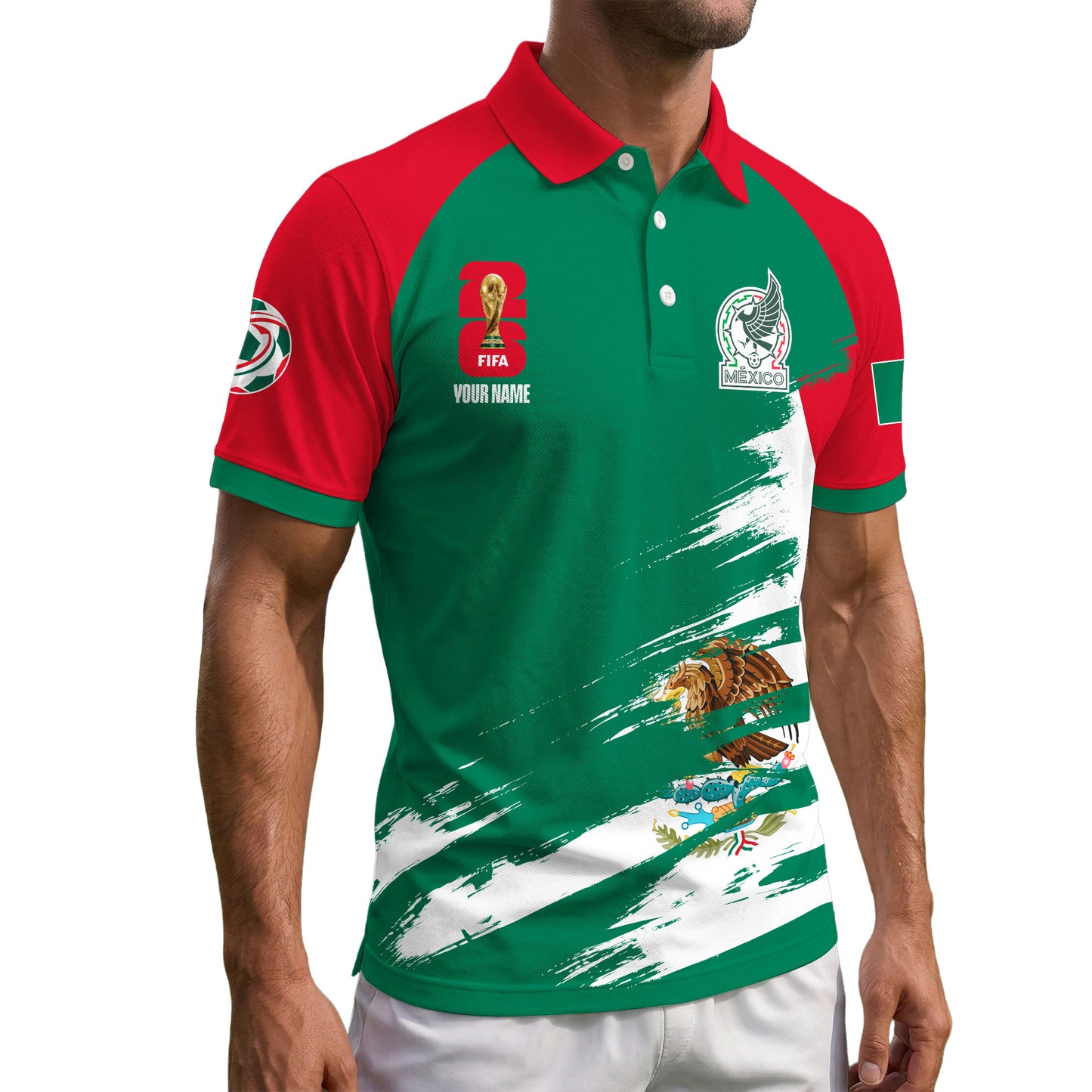 Mexico | Premium Road to World Cup 2026 Polo Shirt TD | LG22