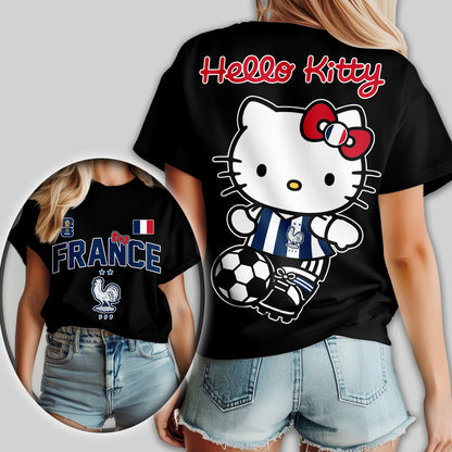 France - Premium WC26 Hello Kitty Women Shirt TD | IG34