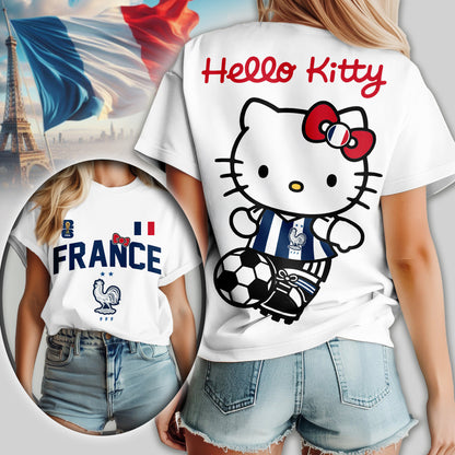France - Premium WC26 Hello Kitty Women Shirt TD | IG34