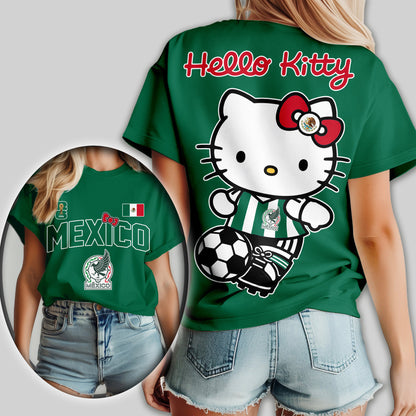 Mexico | Premium WC26 Hello Kitty Women Shirt TD | DH18
