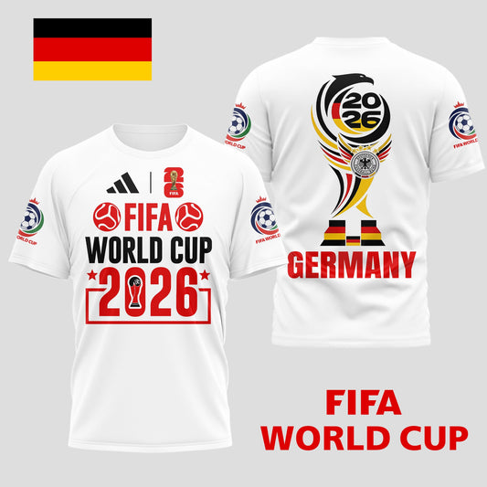 Germany | Premium World Cup Spirit 2026 WC26 3D T-Shirt TD | UU64