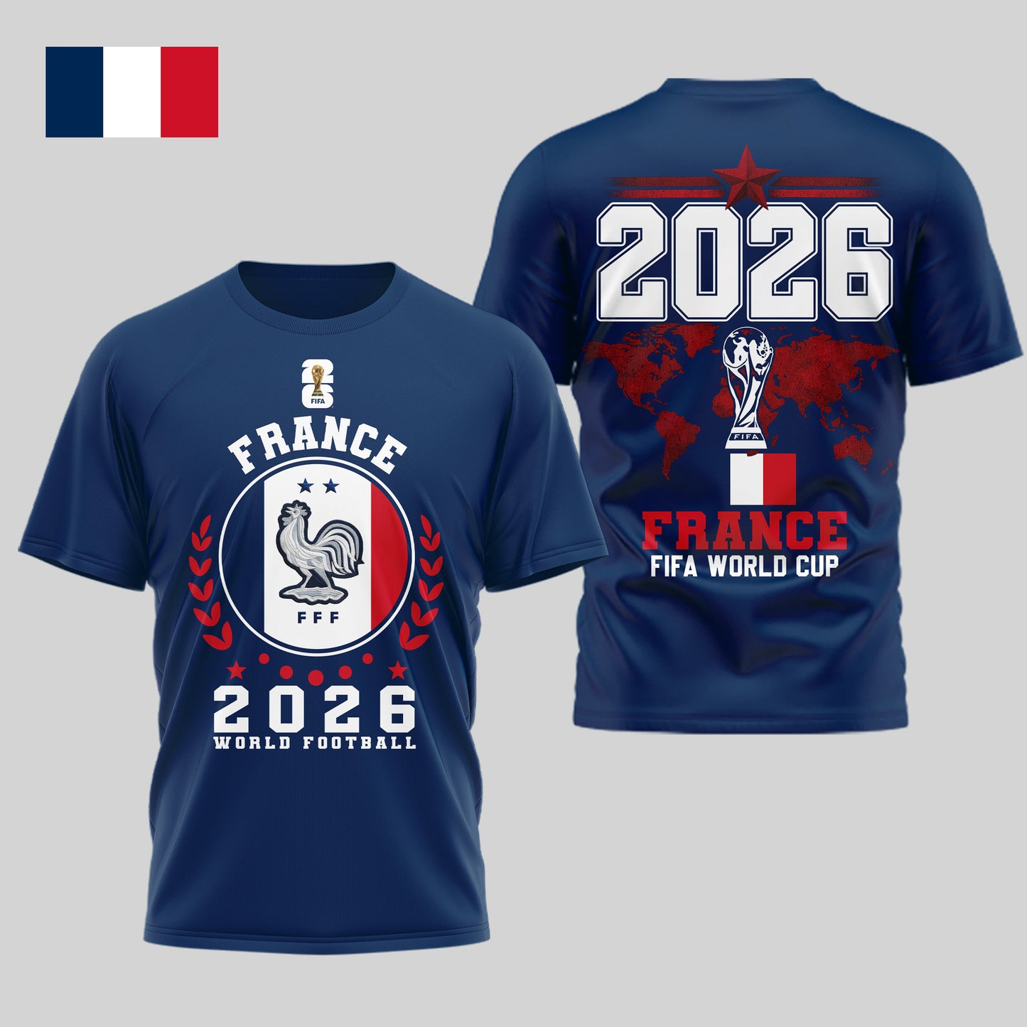 France - Premium World Cup 2026 Legacy - WC26 3D Shirt TD | GU54