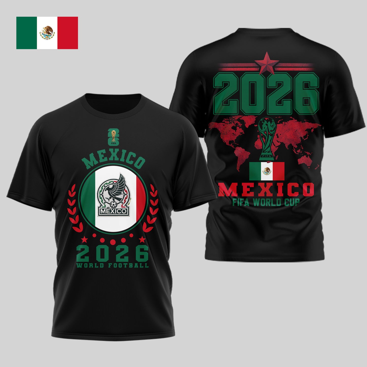Mexico | Premium World Cup 2026 Legacy - WC26 3D Shirt TD | FK92
