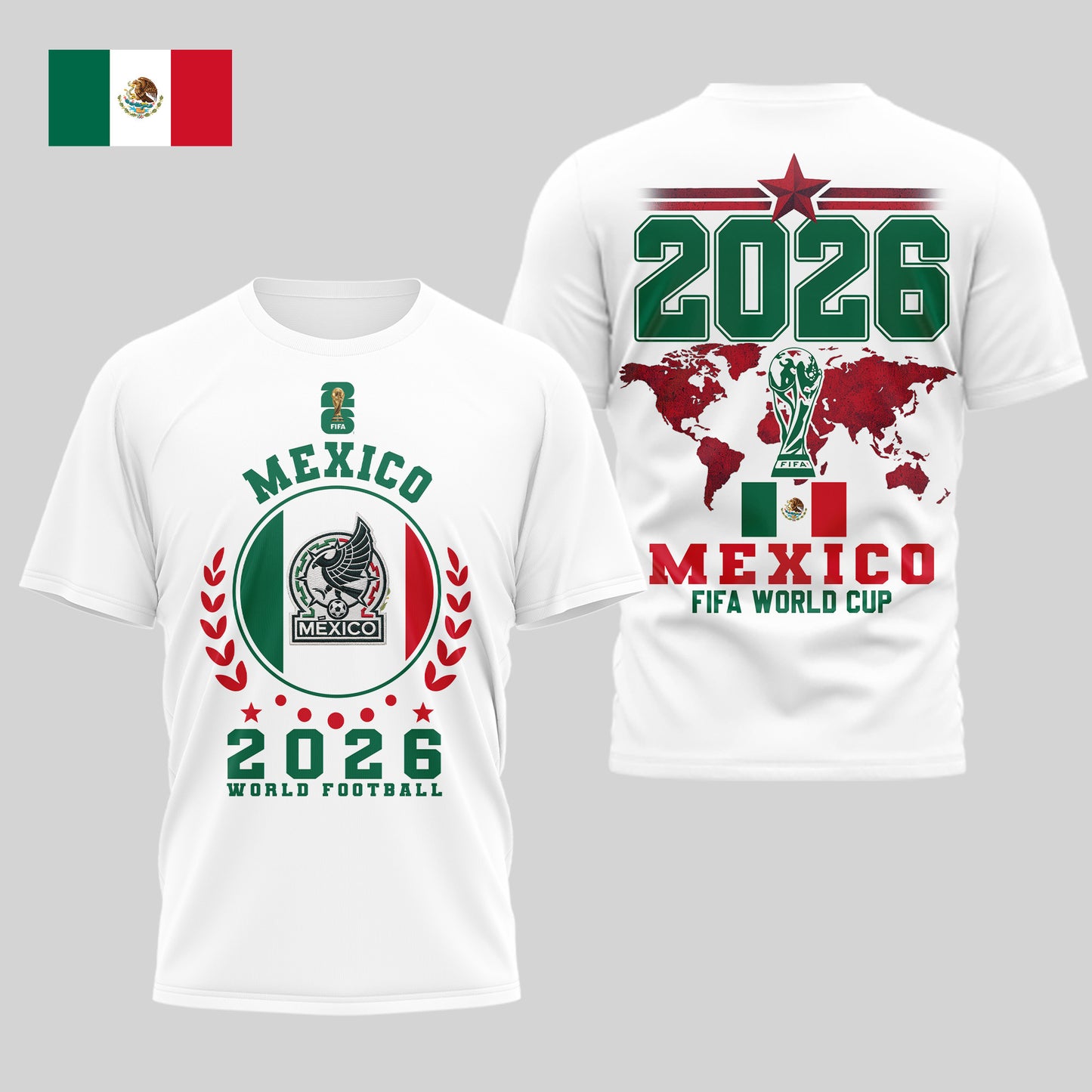 Mexico | Premium World Cup 2026 Legacy - WC26 3D Shirt TD | FK92