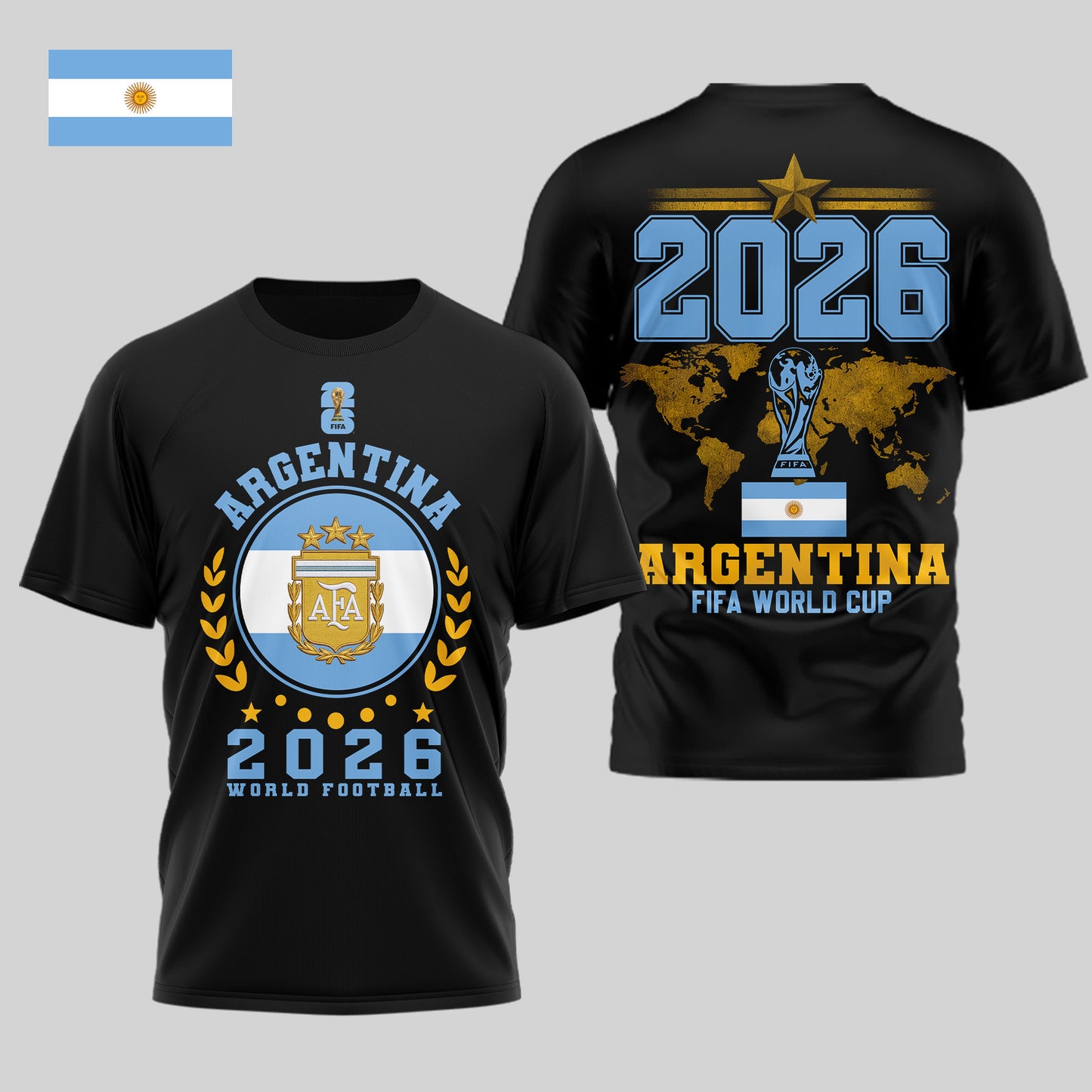 Argentina | Premium World Cup 2026 Legacy - WC26 3D Shirt TD | CH43