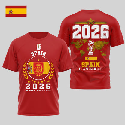 Spain | Premium World Cup 2026 Legacy - WC26 3D Shirt TD | AV43