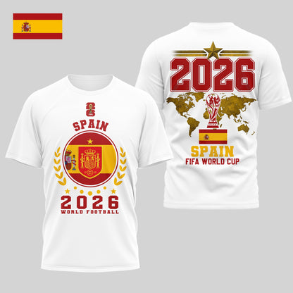 Spain | Premium World Cup 2026 Legacy - WC26 3D Shirt TD | AV43