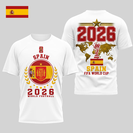 Spain | Premium World Cup 2026 Legacy - WC26 3D Shirt TD | AV43