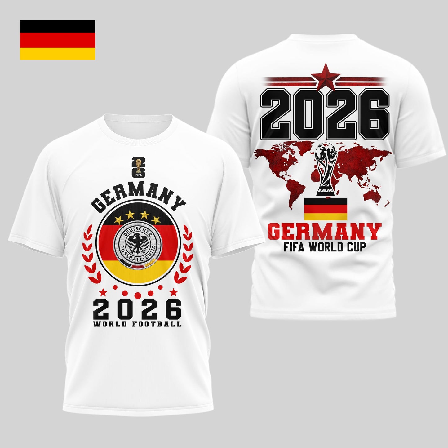 Germany | Premium World Cup 2026 Legacy - WC26 3D Shirt TD | OK13