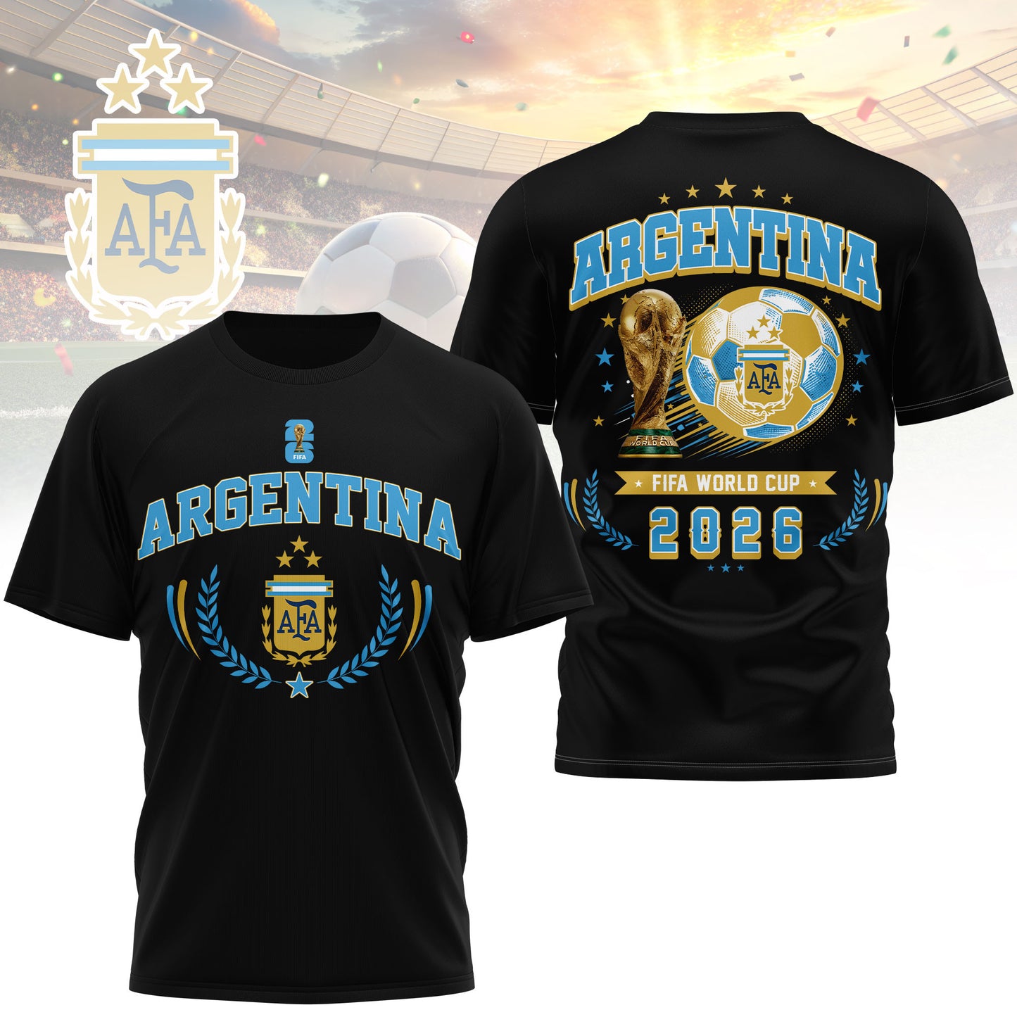 Argentina | Premium WC26 Classic 3D Shirt TD | HU31