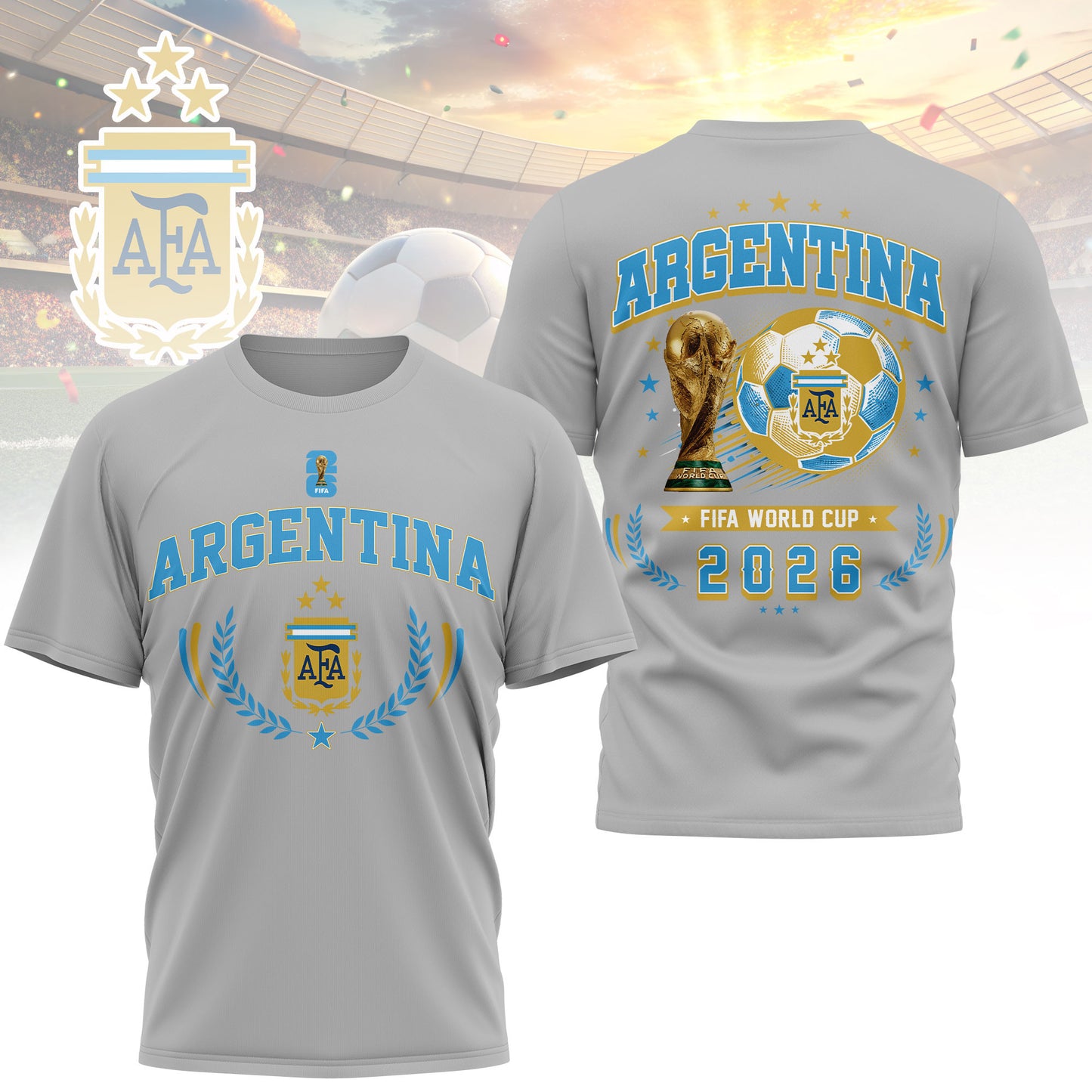 Argentina | Premium WC26 Classic 3D Shirt TD | HU31