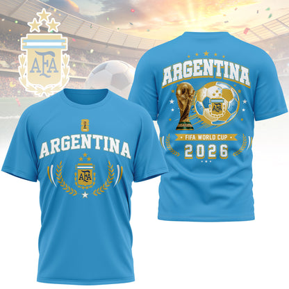 Argentina | Premium WC26 Classic 3D Shirt TD | HU31