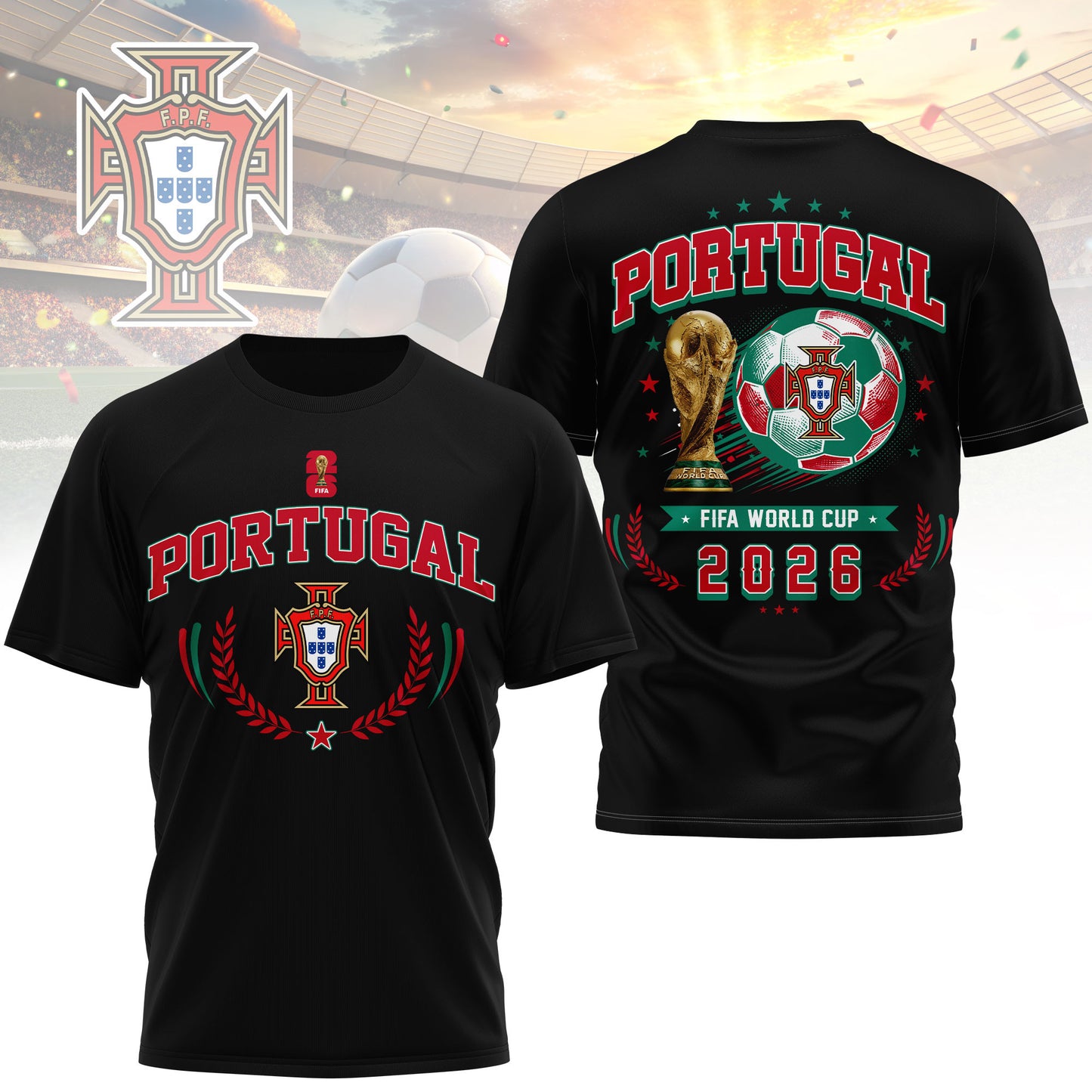 Portugal | Premium WC26 Classic 3D Shirt TD | TU97