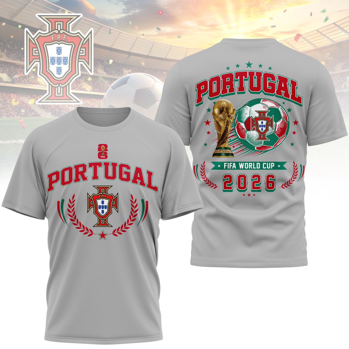 Portugal | Premium WC26 Classic 3D Shirt TD | TU97