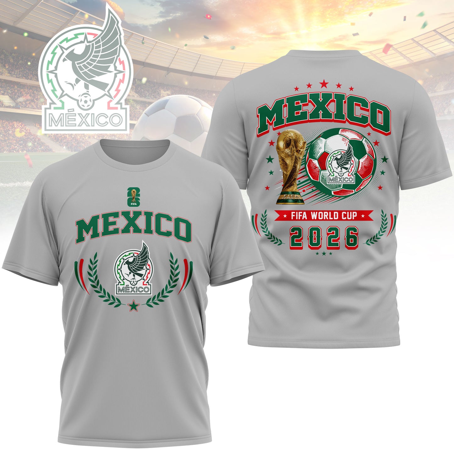 Mexico | Premium WC26 Classic 3D Shirt TD | VY51