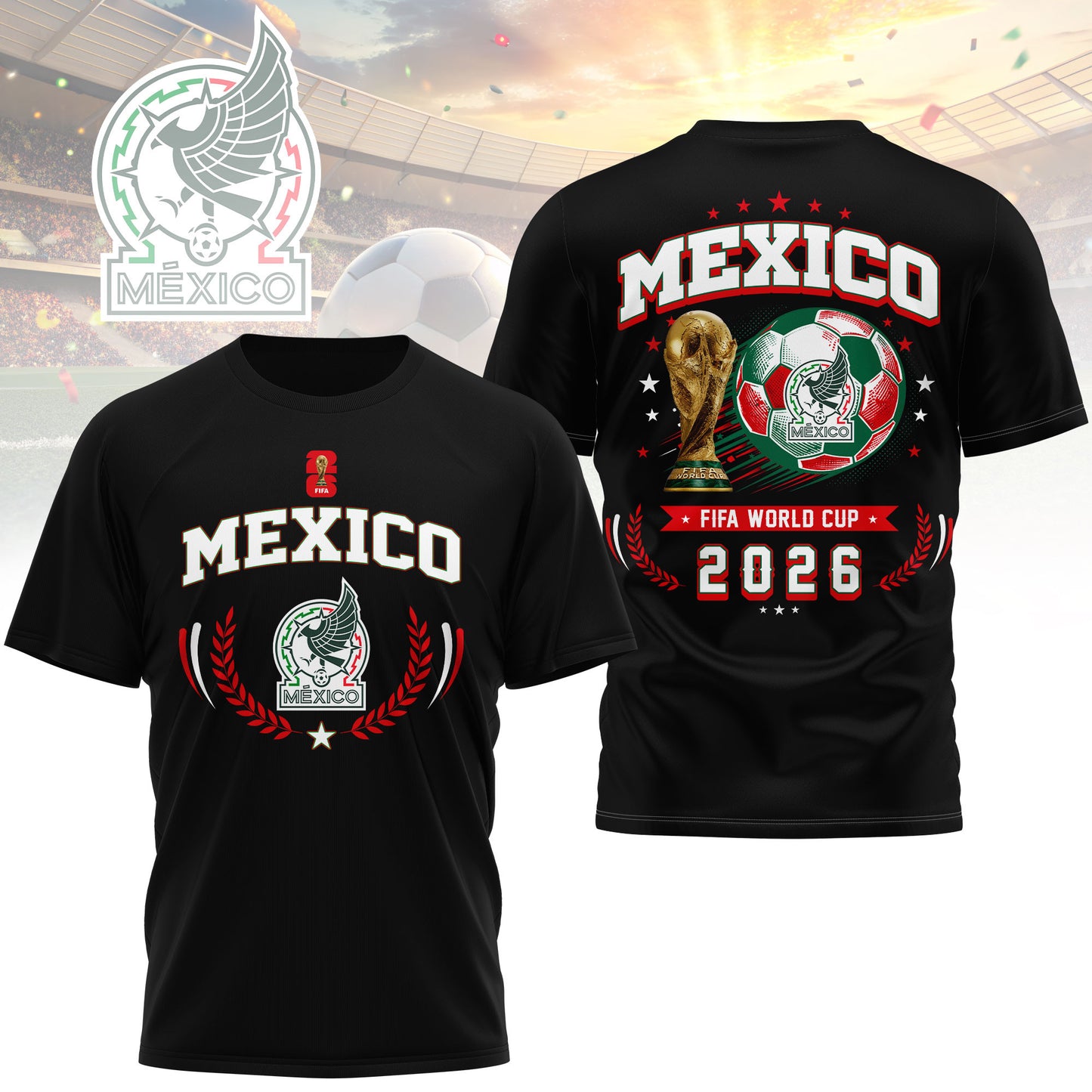 Mexico | Premium WC26 Classic 3D Shirt TD | VY51