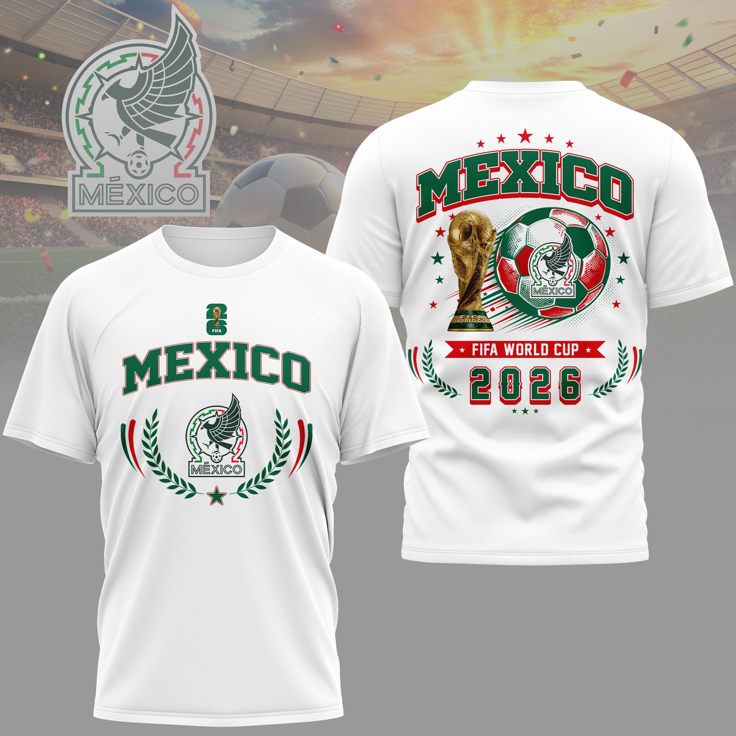 Mexico | Premium WC26 Classic 3D Shirt TD | VY51