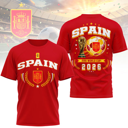 Spain | Premium WC26 Classic 3D Shirt TD | BN96