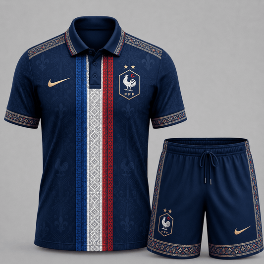 France - Premium WC26 Culture Polo & Shorts Set | KA11