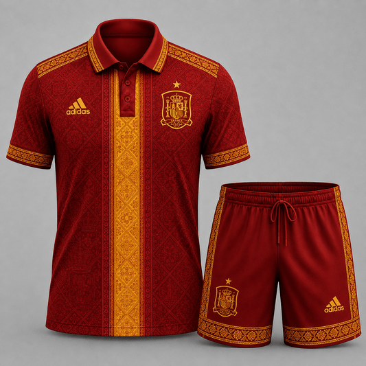 Spain | Premium WC26 Culture Polo & Shorts Set | DA78