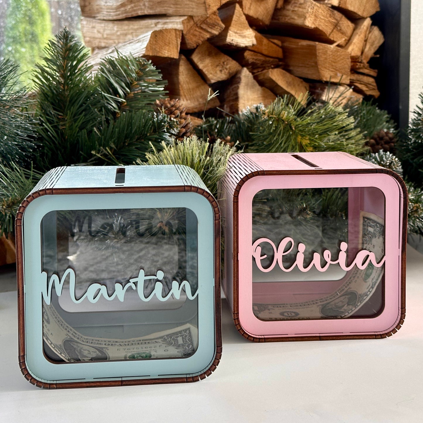 Personalized Piggy Bank with Name, Kids Coin Bank, Piggy Bank Gift, Children's Money Bank, Kids Birthday Gift, Nursery Decor, Gift for Boys