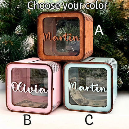 Personalized Piggy Bank with Name, Kids Coin Bank, Piggy Bank Gift, Children's Money Bank, Kids Birthday Gift, Nursery Decor, Gift for Boys
