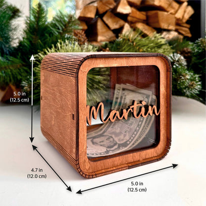 Personalized Piggy Bank with Name, Kids Coin Bank, Piggy Bank Gift, Children's Money Bank, Kids Birthday Gift, Nursery Decor, Gift for Boys