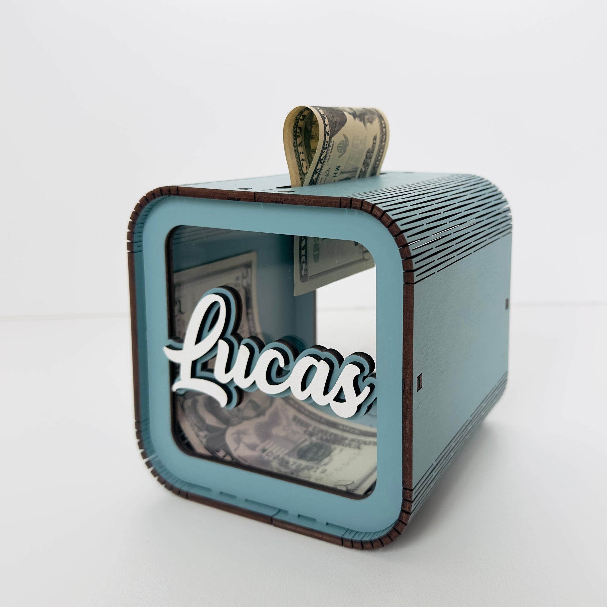 Personalized Piggy Bank, Kids Bank, Money Box, Name Piggy Bank, Wooden Cash Box, Gifts For Kids, Baby Birthday Gift, Coin Bank, Custom Jar