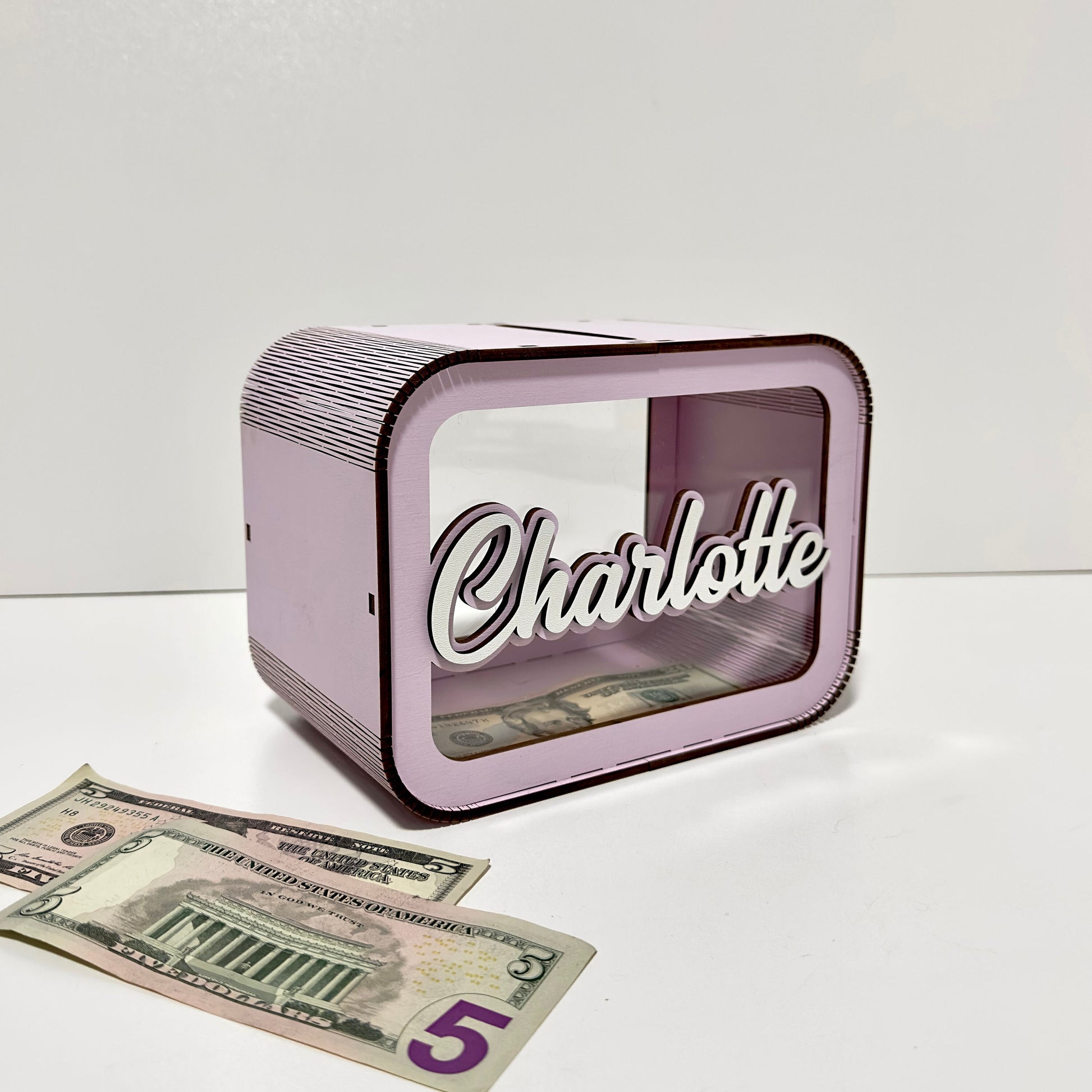Personalized Wooden Kid Piggy Bank, Montessori Coin Bank, Custom Educational Toy, Money Saving Box, Toddler Bank, Unique Baby Shower Gift