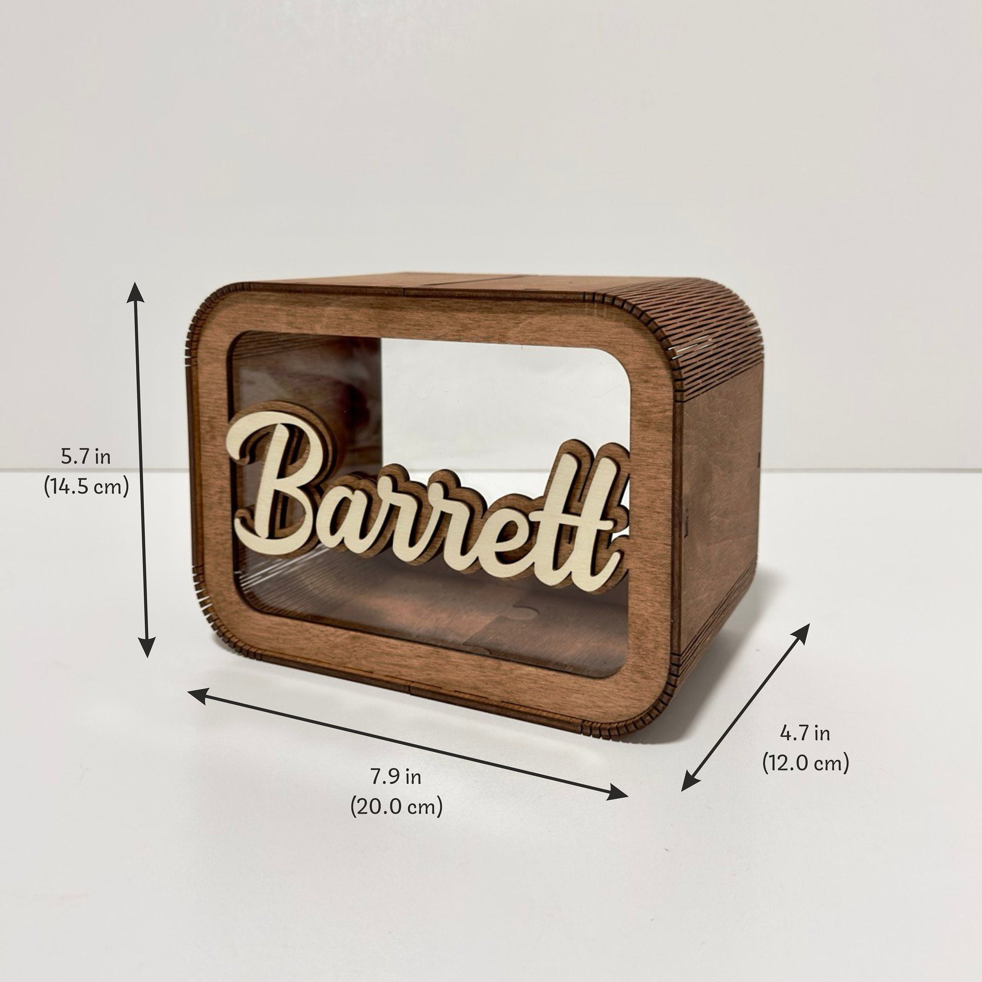 Personalized Wooden Kid Piggy Bank, Montessori Coin Bank, Custom Educational Toy, Money Saving Box, Toddler Bank, Unique Baby Shower Gift