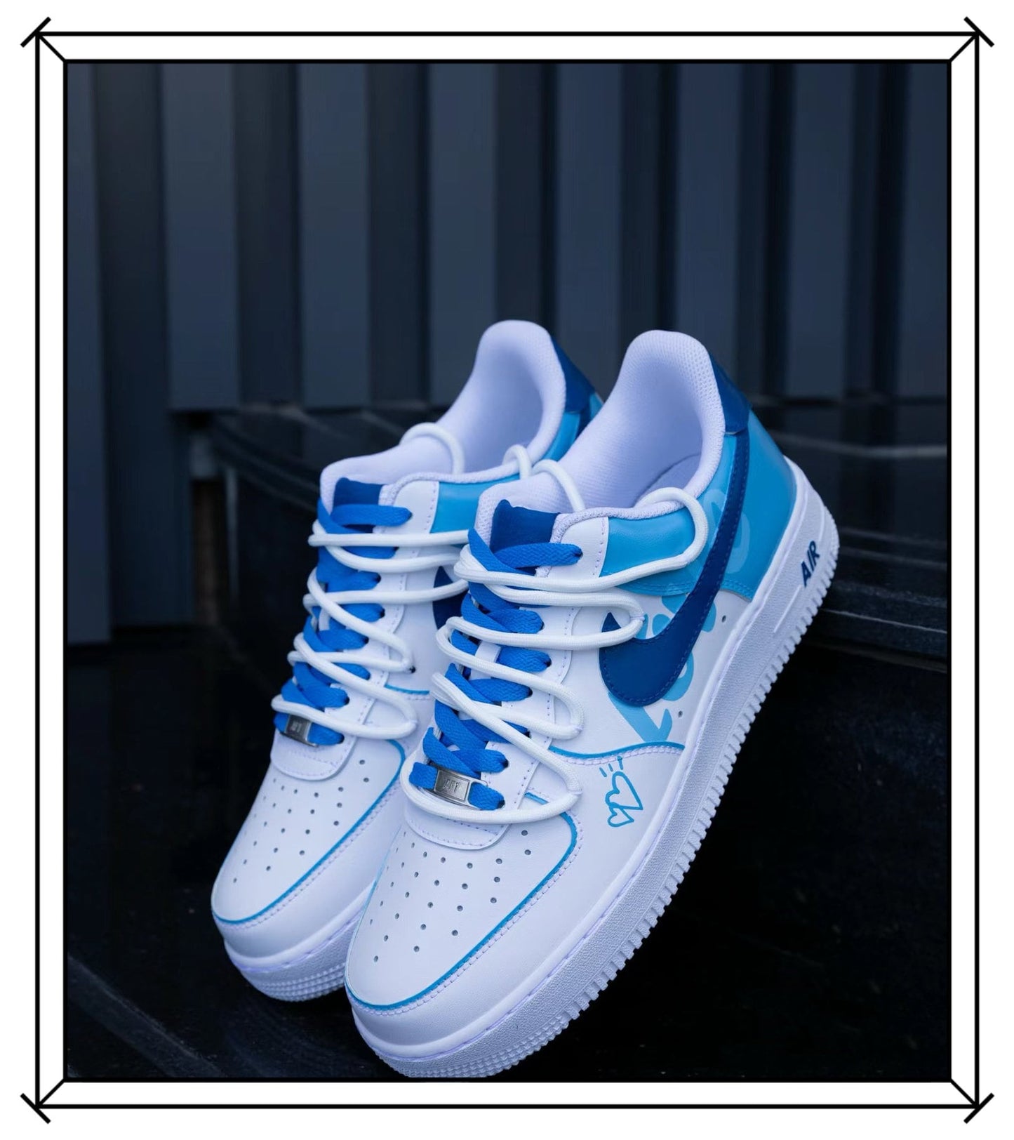 Custom Hand-Painted Air Force 1 Sneakers: Anime Cartoon Shoes | DJ42