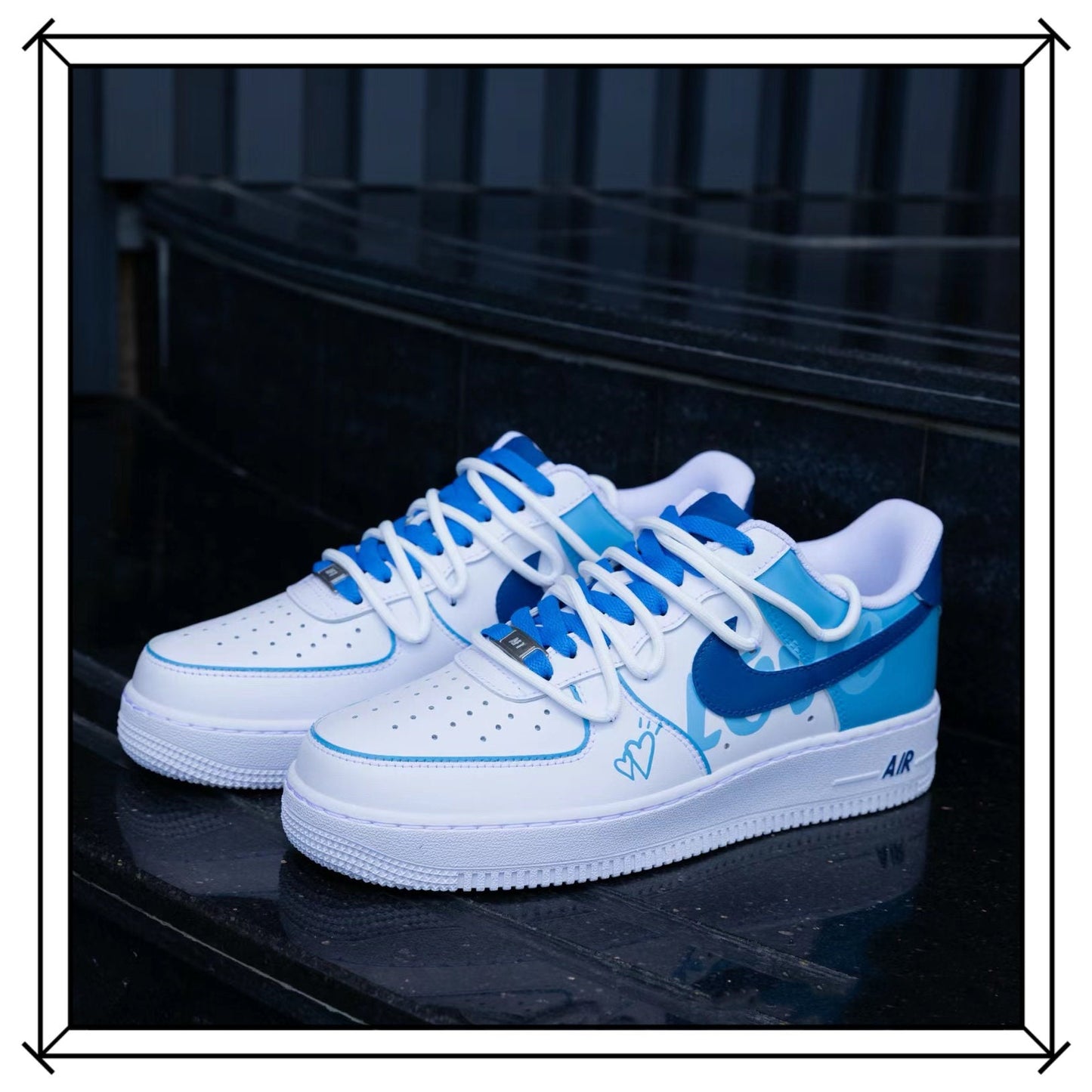 Custom Hand-Painted Air Force 1 Sneakers: Anime Cartoon Shoes | DJ42